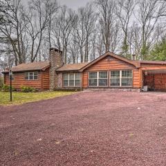 Walk to Lake Harmony Home with Hot Tub and Fire Pit
