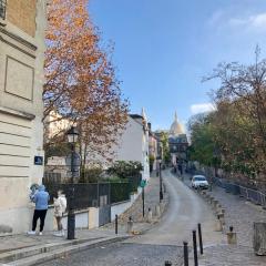 Rare appartement d'architecte en haut de Montmartre
