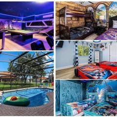 Cozy Themed Villa 6 BR/4 BA, Close to Disney