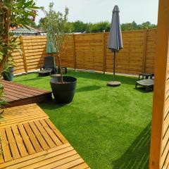 T2 rez-de-jardin Piscine 3x5m près d'Arcachon