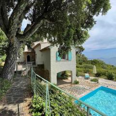 Villa „Sorbier“ mit Pool/ Meerblick an Côte d’Azur