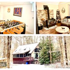 Bear Chalet close to ski slopes, 2 lake access & gameroom!