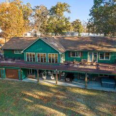 Lakefront Grove Home with Dock, Hot Tub, and Fishing!