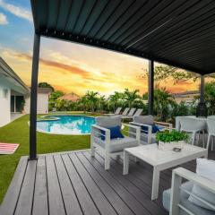 Premium Miami Villa Resort Pool, Golf & BB Court L05
