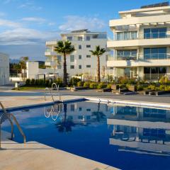 Wonderful, excellent new 4-bed apartment near Málaga with indoor and outdoor swimmimg pools, gym and sauna facilities