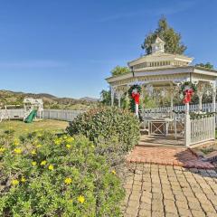 Fallbrook Home with Garden, Gazebo and Fire Pit!