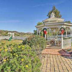 Fallbrook Home with Garden, Gazebo, and Fire Pit!