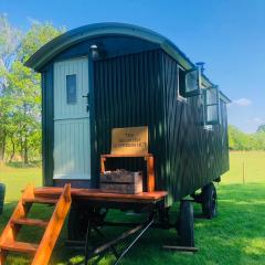 The Big Green Shepherds Hut