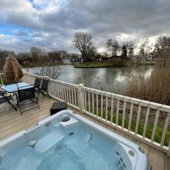 Luxury Lakeside Lodge L2 with Hot tub situated at Tattershall Lakes Country Park