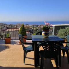 Casa con terrazza vista mare e Vesuvio