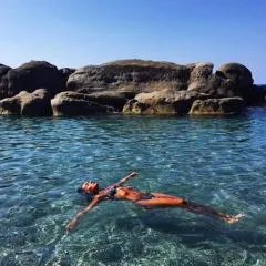 on the beach