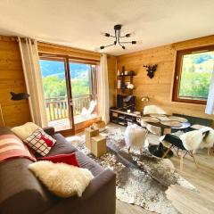 T2 de charme à Megeve vue panoramique