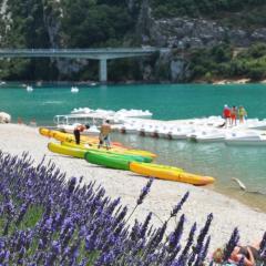 BUNGALOW / CAMPING 3* / GORGES DU VERDON / PROCHE DU LAC DE STE CROIX /STANDING/ 4 P