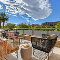 Nuevo, gran terraza con jacuzzi privado y piscina