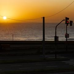 Un ambiente frente al mar