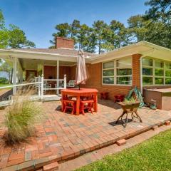 Fifties Beaufort Home with Patio, On Newport River!