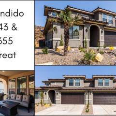 Escondido 2343 & 2355 Retreat Connected homes with 10 Bedrooms, sleeps 40, and endless amenities!