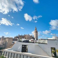 Lovely 1-bedroom loft with terrace. Amazing view.