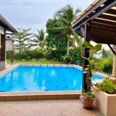 Melaka Beachfront Villa with Pool