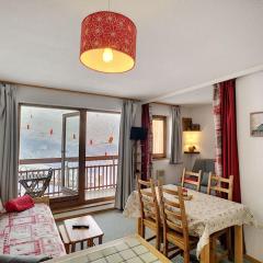 Les Menuires - 2 pièces cabine, 4 pers, ski aux pieds, parking, balcon - FR-1-178-345