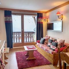 Beau 3 pièces pour 6 pers, ski aux pieds, superbe balcon Les Menuires - FR-1-178-310