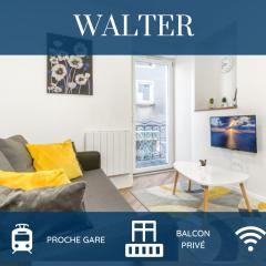 HOMEY WALTER - Proche Gare - Balcon privé - Wifi