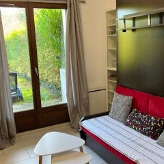 Appartement 2 pièces rez-de-jardin à 2 pas de la plage et de la thalasso