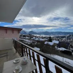 Grand F3 75m2 4/6 pers, jardin terrasse, top vue
