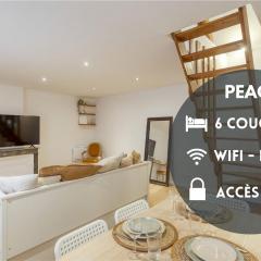 Peace-6pers-Wifi-Boite à clé 24/7-Parking-Netflix