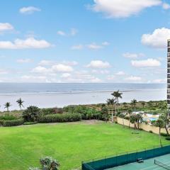 Beachfront condo with pool, tennis and fitness center