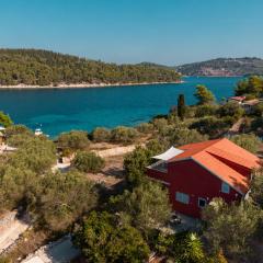 Robinson house in Vela Luka with sea view, terrace, air conditioning, WiFi 3439-1