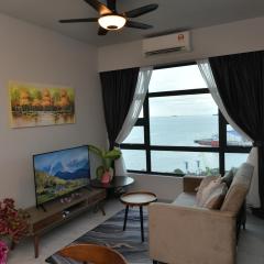 Kota Kinabalu Jesselton Quay Sea View with washing machine