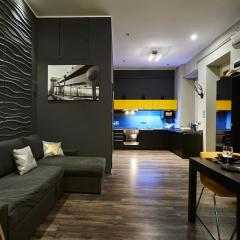 Central Location Yellow-Black Apartment