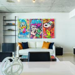 Luxury 2bd 2ba Wynwood condo with pool & free parking