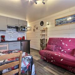 Studio cabine rénové proche des pistes, balcon, 4 couchages - FR-1-455-91