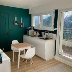 Appartement avec terrasse et parking gratuit accolé