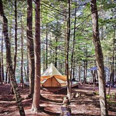 Island Glamping in a Luxury Tent in Maine