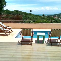 La Palma Casa com 2 Quartos, Piscina e Vista Mar