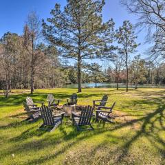 Green Acres Home with Fire Pit and Fishing Pond