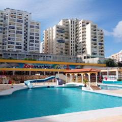 2 bedrooms apartement at Portimao 300 m away from the beach with city view shared pool and enclosed garden