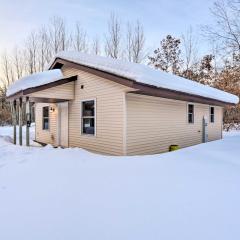 Wooded Danbury Cabin with Grill and Fire Pit!