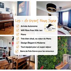 Sweet Nina Jazz Appartement pour 5 voyageurs, situé à la Place de la République, avec parking et lit queen size