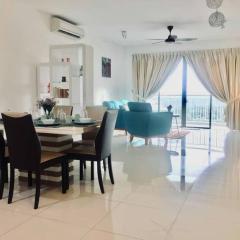 2 bedder Seaview condo with Wifi near Legoland for 6 pax
