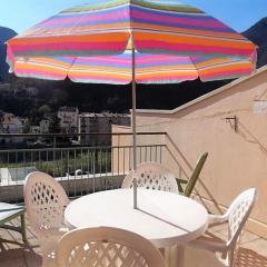 Appartement F2 climatisé avec terrasse, parking, à 600m des thermes - Amélie-les-Bains - FR-1-703-27