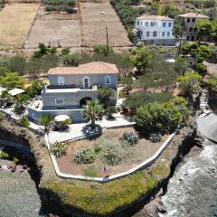 Lady of Hydra Villa, sea front view, private beach