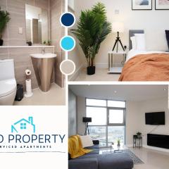 The Skyline - Luxury CIty Centre Flat with Designated Parking