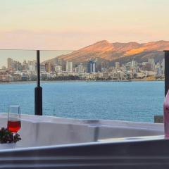 Luxury Apartment with private hot tub by Poniente Beach