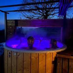 Relaxing cottage bain nordique
