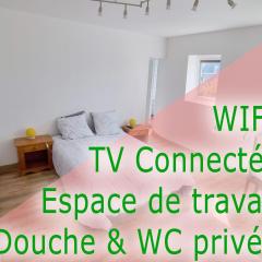 Studio - TV - WIFI - Salle De Bain privée