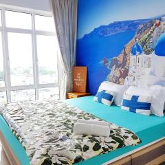 Ipoh town Santorini @majestic condo 6 pax